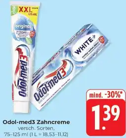 Hieber's Frische Center Odol-med3 Zahncreme Angebot