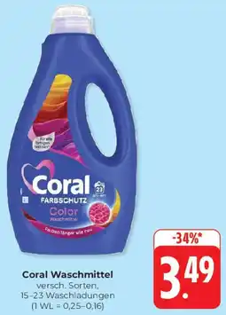 Hieber's Frische Center Coral Waschmittel Angebot