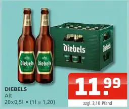 Getränke Oase Diebels alt Angebot