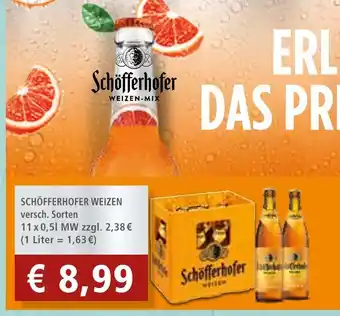 Getränke Oase Schöfferhofer schöfferhofer weizen Angebot