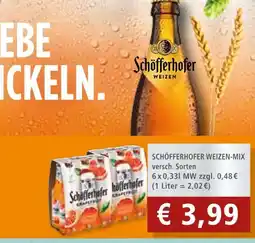 Getränke Oase Schöfferhofer schöfferhofer weizen-mix Angebot