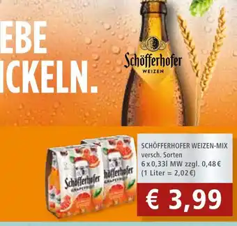 Getränke Oase Schöfferhofer schöfferhofer weizen-mix Angebot