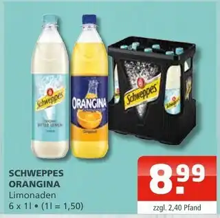 Getränke Oase Schweppes schweppes orangina Angebot