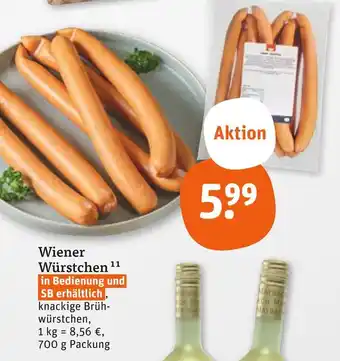 tegut Wiener würstchen Angebot