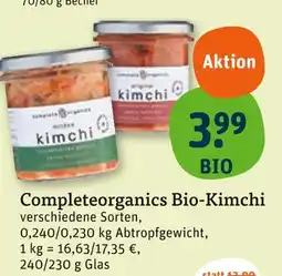 tegut Completeorganics bio-kimchi Angebot