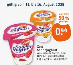 tegut Zott sahnejoghurt himbeere Angebot