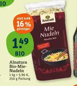 tegut Alnatura bio-mie-nudeln Angebot