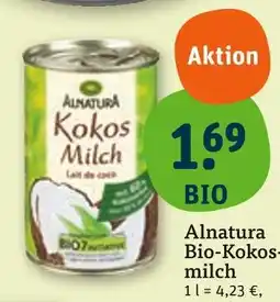 tegut Alnatura bio-kokosmilch Angebot