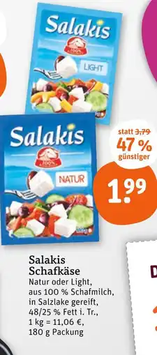 tegut Salakis schafkäse natur Angebot