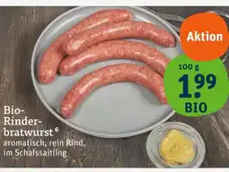 tegut Bio-rinderbratwurst Angebot