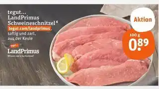 tegut Tegut... landprimus schweineschnitzel Angebot