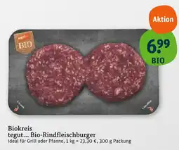 tegut Biokreis tegut... bio-rindfleischburger Angebot