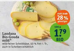 tegut Landana bio-gouda mild Angebot