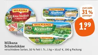 tegut Milkana käse vielfalt Angebot