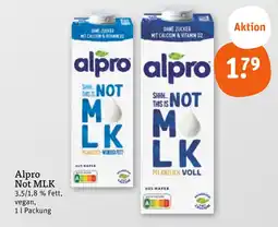 tegut Alpro not mlk pflanzlich weniger fett Angebot