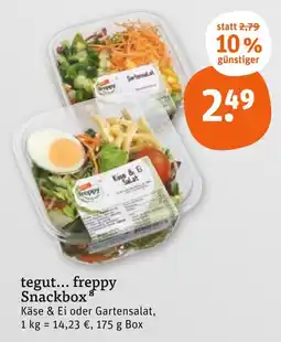 tegut Tegut... freppy snackbox käse & ei Angebot