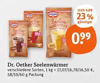 tegut Dr. oetker seelenwärmer schokolade Angebot