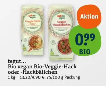 tegut Tegut... bio vegan bio-veggie-hack Angebot