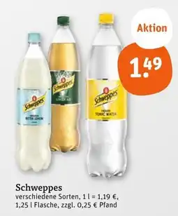 tegut Schweppes bitter lemon Angebot