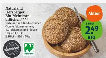 tegut Herzberger naturland herzberger bio-mehrkornbrötchen Angebot