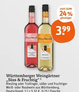 tegut Riesling süß & fruchtig Angebot