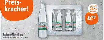 tegut Rosbacher mineralwasser Angebot