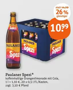 tegut Paulaner spezi Angebot