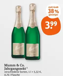 tegut Mumm & co. jahrgangssekt Angebot