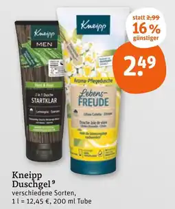 tegut Kneipp duschgel startklar Angebot