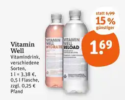 tegut Vitamin well hydrate Angebot