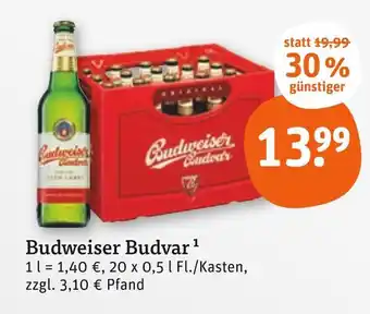 tegut Budweiser budvar Angebot