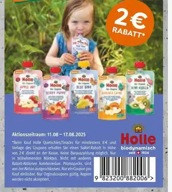 tegut Holle 2 € rabatt Angebot