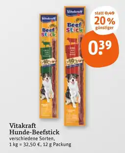 tegut Vitakraft hunde-beefstick Angebot