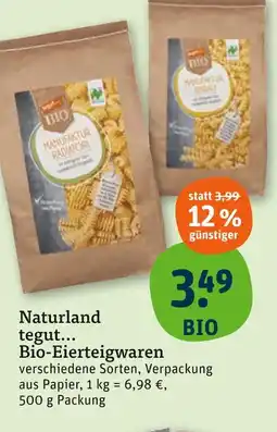 tegut Tegut... bio-eierteigwaren Angebot