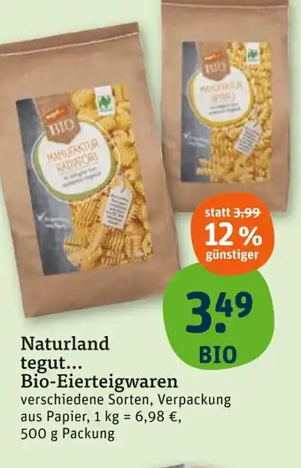 tegut Tegut... bio-eierteigwaren Angebot