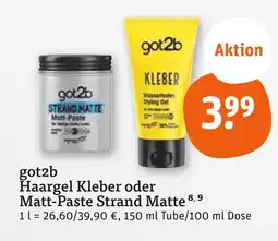 tegut Got2b haargel kleber Angebot