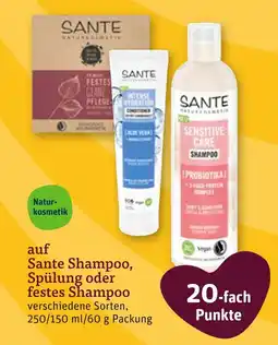 tegut Sante festes glanz pflege shampoo Angebot