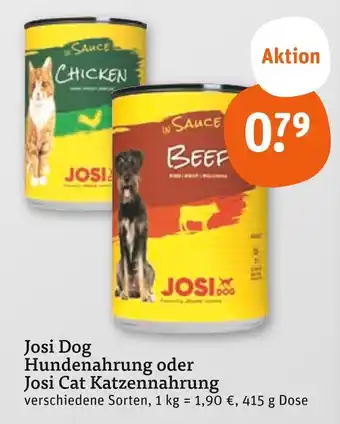 tegut Josi dog hundenahrung Angebot