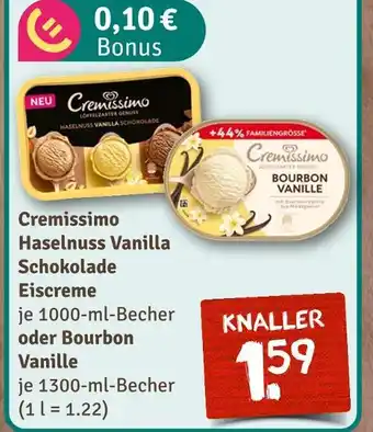nahkauf Cremissimo haselnuss vanilla schokolade eiscreme Angebot
