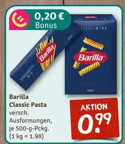 nahkauf Barilla classic pasta spaghetti Angebot