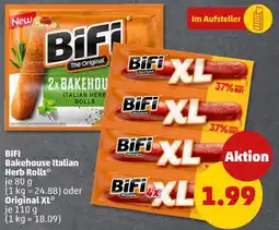 PENNY Bifi bakehouse italian herb rolls oder original xl Angebot