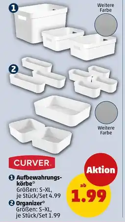 PENNY Curver aufbewahrungskörbe Angebot