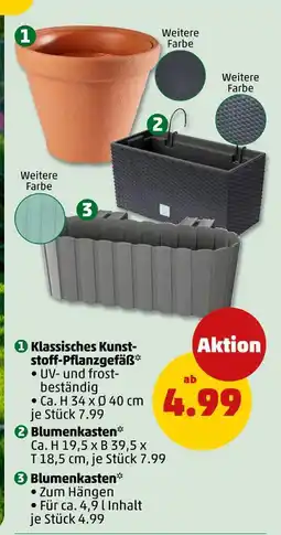 PENNY Klassisches kunststoff-pflanzgefäß Angebot