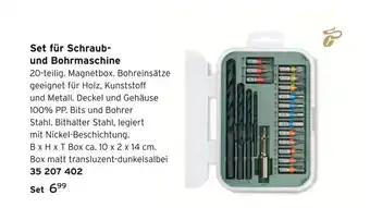 Tchibo Set für schraub- und bohrmaschine Angebot