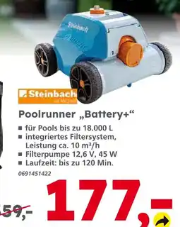 Globus Baumarkt Steinbach poolrunner battery+ Angebot
