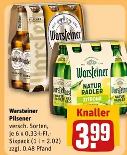 REWE Warsteiner warsteiner pilsener Angebot