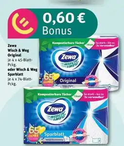 REWE Zewa wisch & weg original Angebot