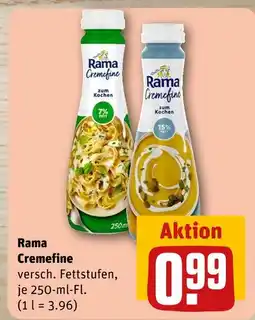 REWE Rama cremfine 7% fett Angebot