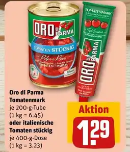 REWE Oro di parma tomatenmark Angebot
