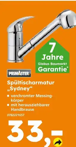 Globus Baumarkt Primaster spültischarmatur sydney Angebot
